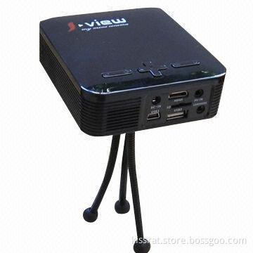 AVY-RJ8080 Android Pocket/Mini Portable DLP Projector with Stand and Wi-Fi